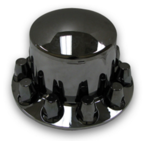 Black Chrome Plastic Rear Axle Cover Kit Product Image