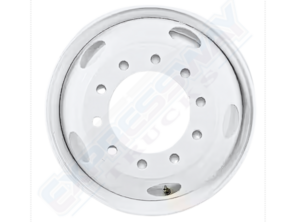 AutoMann Hub Pilot White Steel Wheel  Product Image